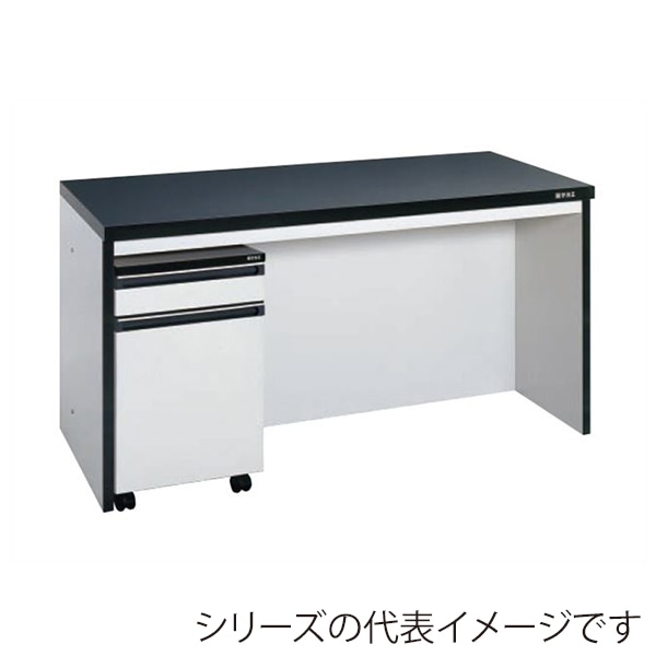 サカエ サイド実験台 キャビネットワゴン1台付 1800mm グレー/ブラック ST-18HB 1台(ご注文単位1台)【直送品】