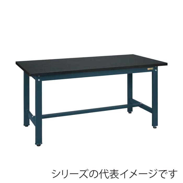 サカエ 中量作業台 CSCタイプ 特殊アクリル天板 ダークグレー/ダークグレー CSC-187D 1台(ご注文単位1台)【直送品】