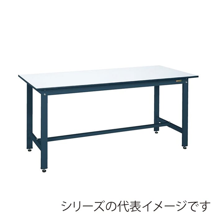 サカエ 中量実験用作業台 メラミン天板 1500mm ダークグレー CHM-1575D 1台(ご注文単位1台)【直送品】