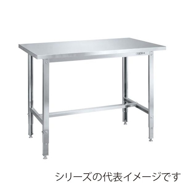 サカエ ステンレス高さ調整作業台 カブセ天板 SUS430 ハニカムタイプ SUT4-096HCLC 1台(ご注文単位1台)【直送品】