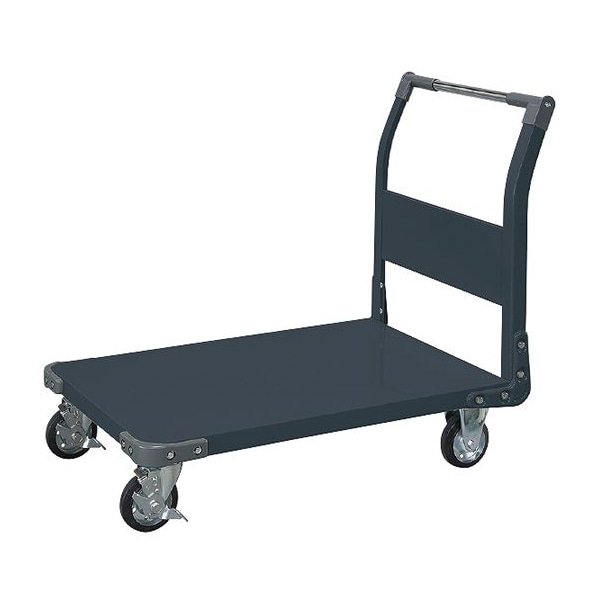 サカエ 特製四輪車 400kgタイプ ゴム車 ダークグレー TAN-55D 1台(ご注文単位1台)【直送品】