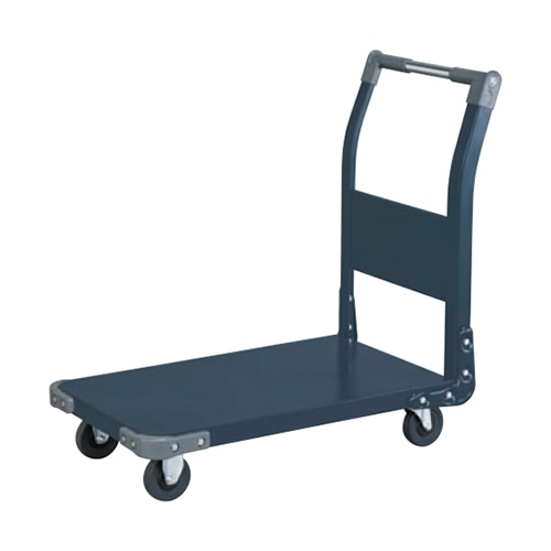 サカエ 特製四輪車 150kgタイプ ゴム車 ダークグレー TAN-11D 1台(ご注文単位1台)【直送品】
