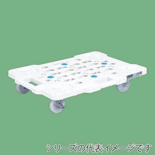 サカエサカエメッシュキャリー 4輪自在 10台セット ストッパー付 ナイロン車 ホワイト SCR-M400NWSX 1セット(ご注文単位1セット)【直送品】