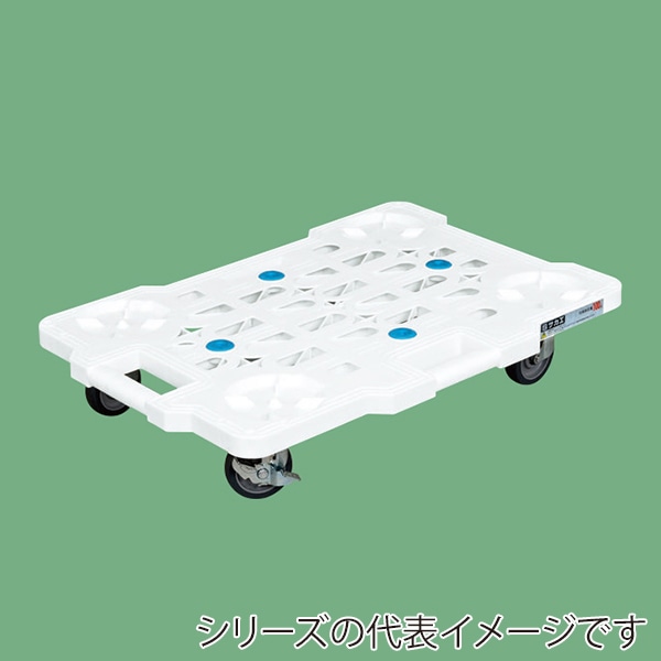 サカエサカエメッシュキャリー　4輪自在　10台セット ストッパー付　サイレント車　ホワイト SCR-M450SEWSX 1セット（ご注文単位1セット）【直送品】
