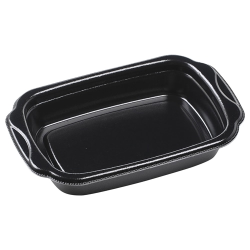 エフピコ 惣菜容器 MFPデリプレ角 本体 20-13(34) 黒W 50枚/袋(ご注文単位12袋)【直送品】