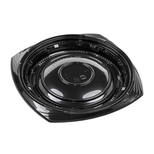 エフピコ フルーツ容器 コリーナ 本体 23-23 黒 50枚/袋（ご注文単位8袋）【直送品】