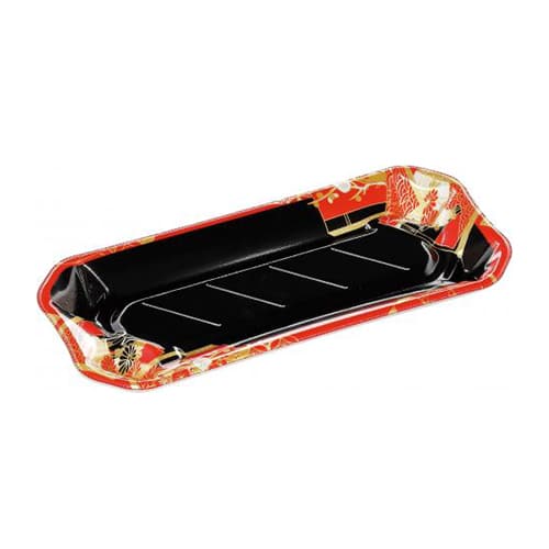 >エフピコ 寿司容器 美彩 本体 1-5 花小町赤 50枚/袋(ご注文単位20袋)【直送品】