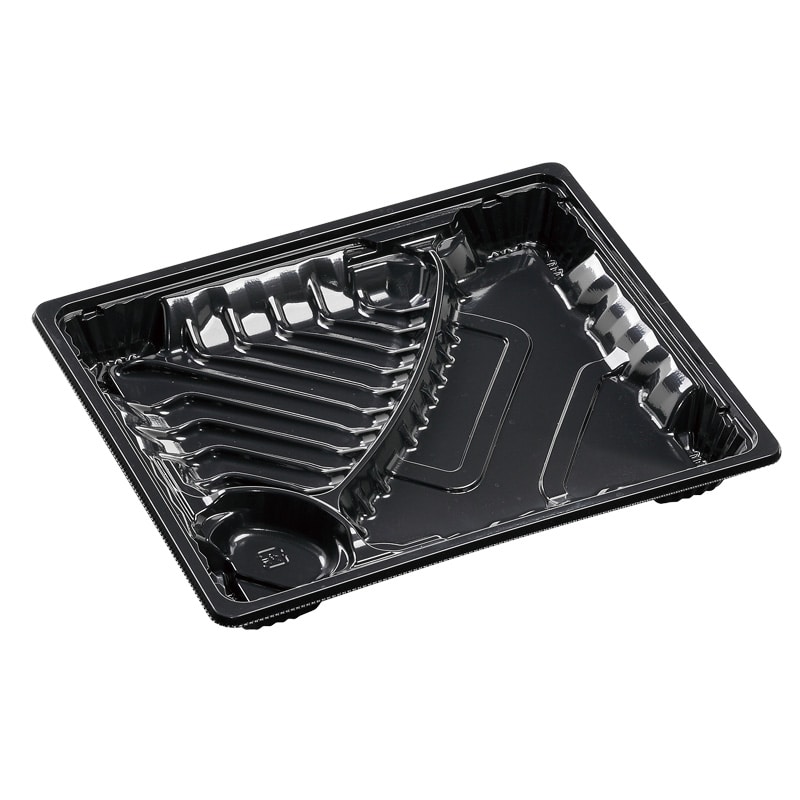 エフピコ 弁当容器 MSDアコード 23-19-3 黒 50枚/袋