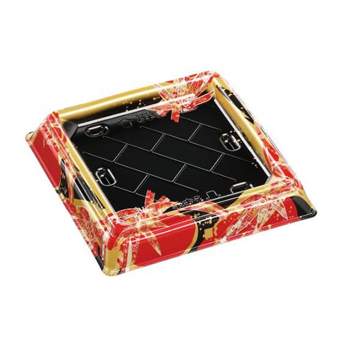 エフピコ 寿司桶容器 祝賀桶 本体 20-20 12貫PT おり姫赤 50枚/袋（ご注文単位8袋）【直送品】