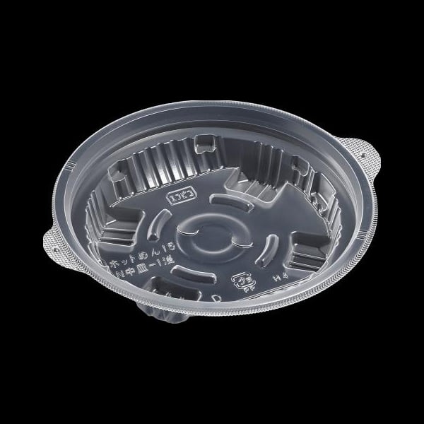 エフピコ 温麺容器 ホット麺 中皿-1 15N 浅PPNT 50枚/袋（ご注文単位12袋）【直送品】