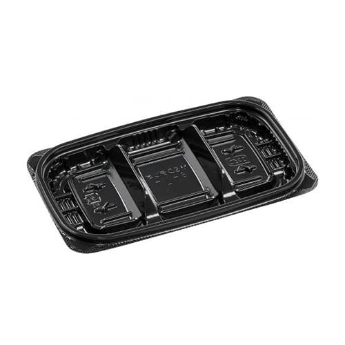 エフピコ 惣菜容器 MSDデリオ 本体 18-11-1（17） 黒 50枚/袋（ご注文単位30袋）【直送品】