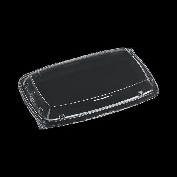 エフピコ 弁当容器 T-レイア 嵌合低蓋L 23-15 OPS 50枚/袋（ご注文単位12袋）【直送品】