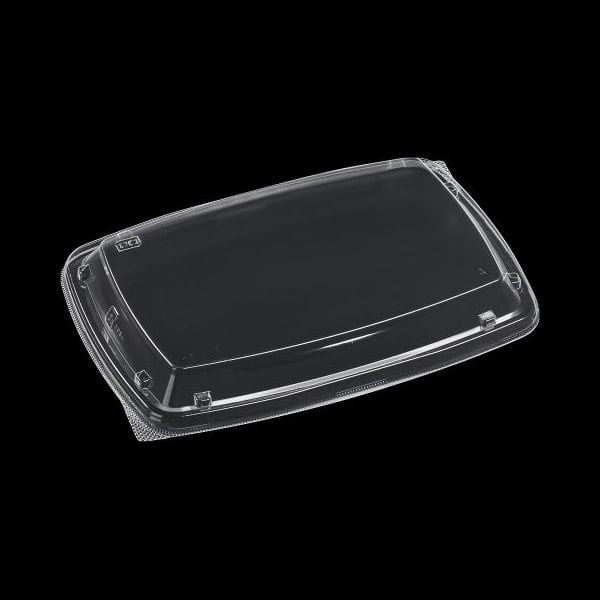 エフピコ 弁当容器 T-レイア 嵌合低蓋L 24-17 OPS 50枚/袋（ご注文単位12袋）【直送品】
