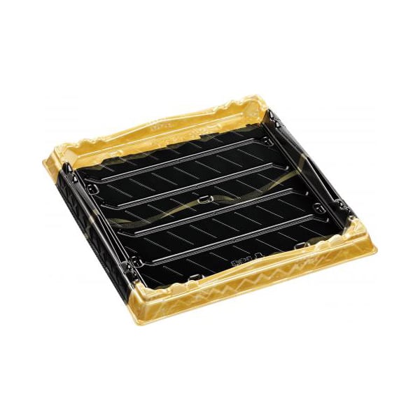 エフピコ 寿司桶容器 氷河桶 本体 34-34PT 山瀬金 10枚/袋（ご注文単位12袋）【直送品】