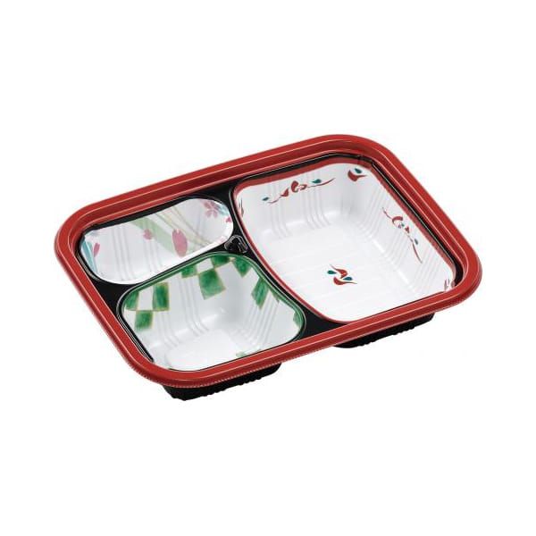 エフピコ 給食容器 FT華小町 18-13-1(34) 耐寒華絵 50枚/袋(ご注文単位18袋)【直送品】