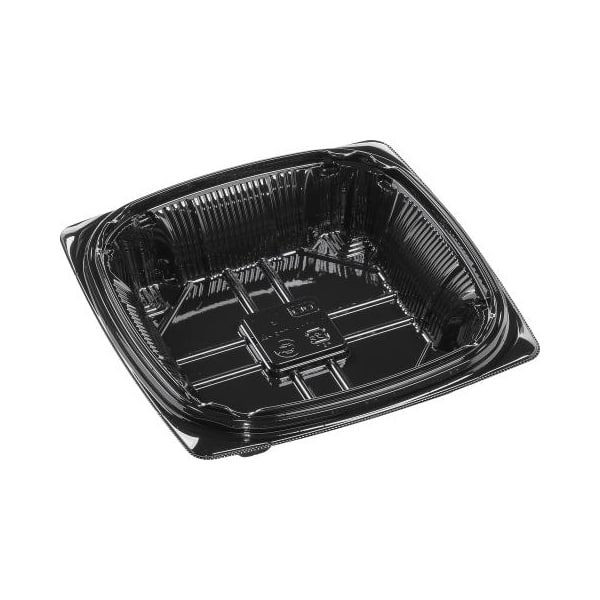 エフピコ サラダ容器 APカミン 本体 18-18（41） エコ黒 50枚/袋（ご注文単位16袋）【直送品】