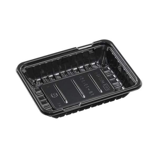 エフピコ 弁当容器 MSD箱弁 本体 18-13（35） 黒 50枚/袋（ご注文単位30袋）【直送品】