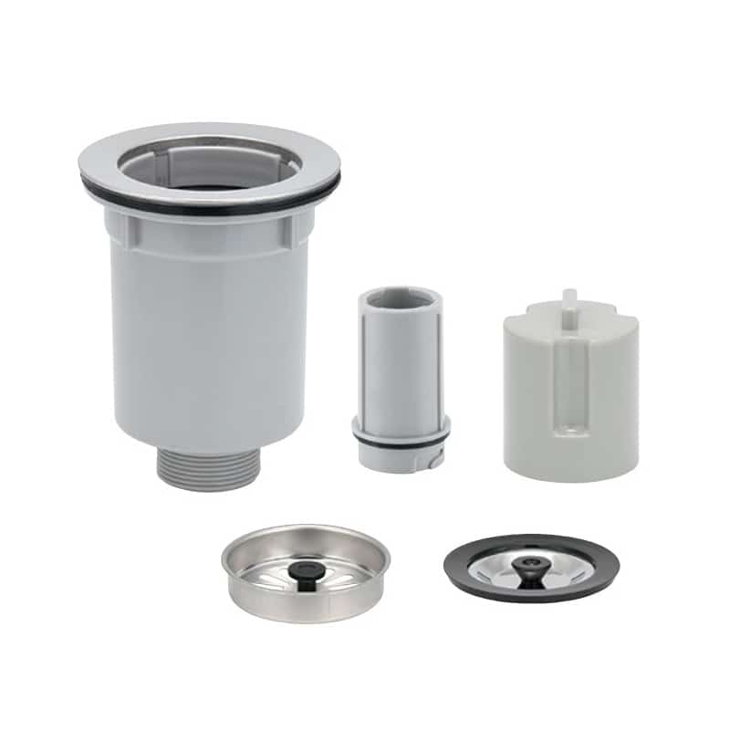 スギコ産業 小型ゴミ収納器付防臭排水トラップ 40A A蓋 TA4715-TO-196A(S) 1個(ご注文単位1個)【直送品】