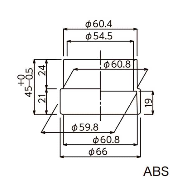 スギコ産業 排水システム 50A管用ソケット TA2000-TO-609-7 1個(ご注文単位1個)【直送品】