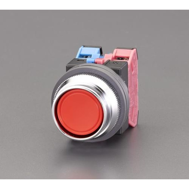 エスコ EA940D-23A 1a-1b/30mm押しボタンスイッチ(突型フルガード/赤) 1個(ご注文単位1個)【直送品】