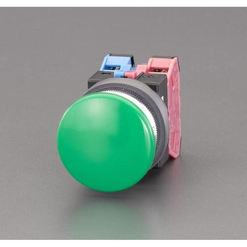 エスコ EA940D-32A 1a-1b/30mm押しボタンスイッチ(大型/緑) 1個(ご注文単位1個)【直送品】