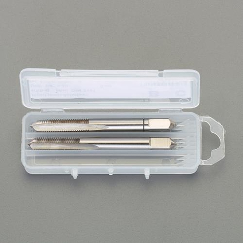 エスコ EA829JF-3 3/8”x24ハンドタップ2本組(HSS/UNF) 1個(ご注文単位1個)【直送品】