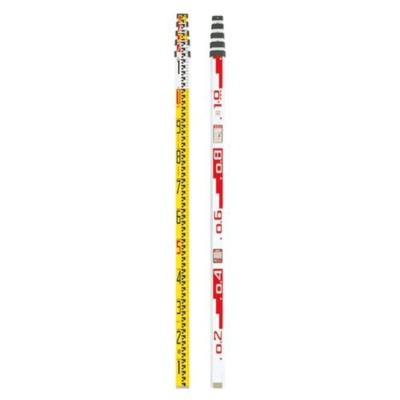 エスコ EA720ME-18 5m測量ロッド(アルミ製) 1個(ご注文単位1個)【直送品】
