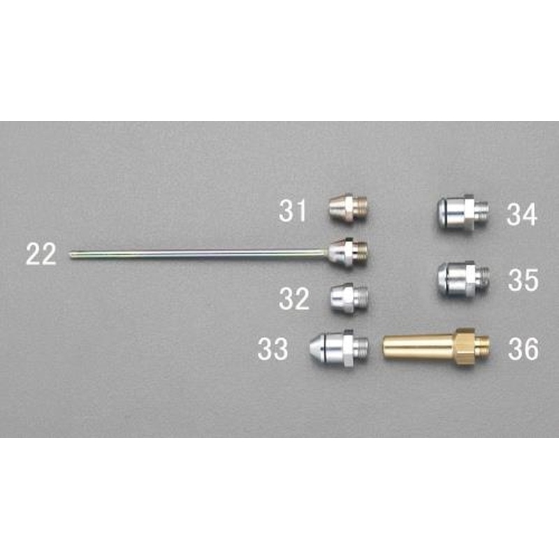エスコ EA123AB-34 増量ノズル(EA123ABシリーズ用) 1個(ご注文単位1個)【直送品】