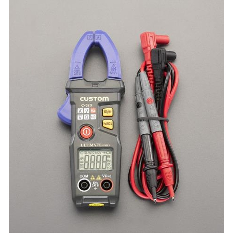 エスコ EA708KC-2 ミニクランプメーター(デジタル) 1個(ご注文単位1個)【直送品】