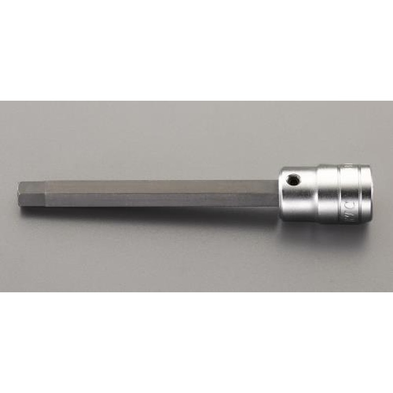 エスコ EA618RW-302 1/2”DR/7/32”x132mm［HEX]ビットソケット 1個（ご注文単位1個）【直送品】