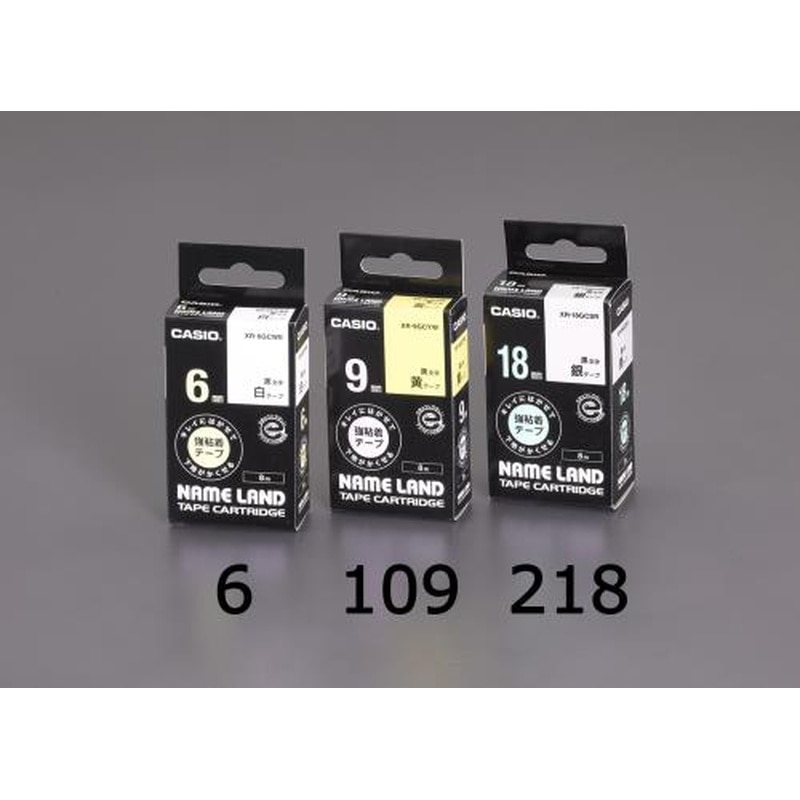 エスコ EA761DX-136 36mmテープカートリッジ(黄に黒文字) 1個(ご注文単位1個)【直送品】