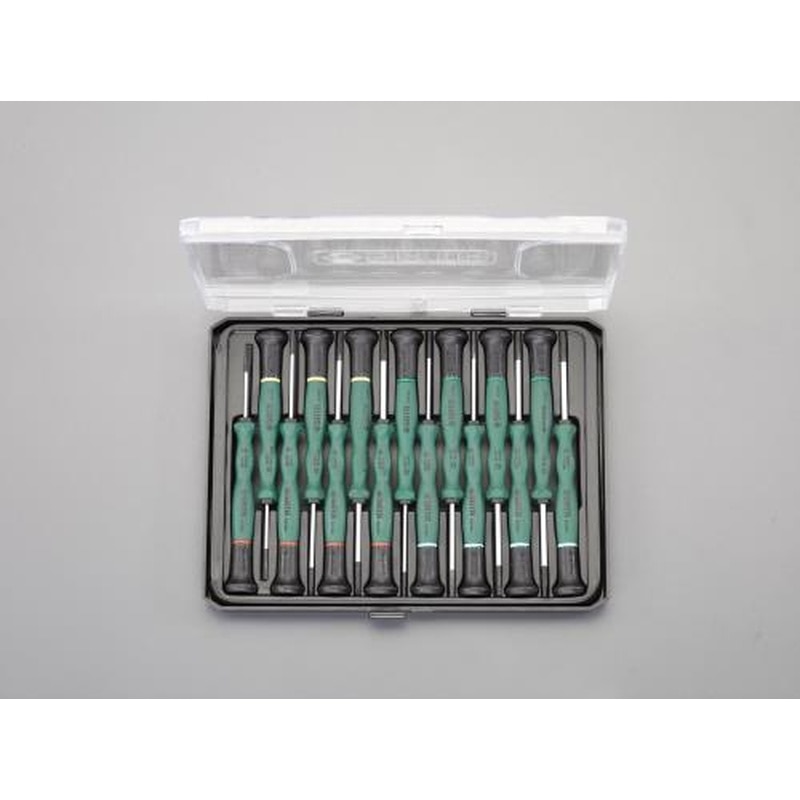 エスコ EA683SP-5 15本組精密ドライバーセット 1個（ご注文単位1個）【直送品】