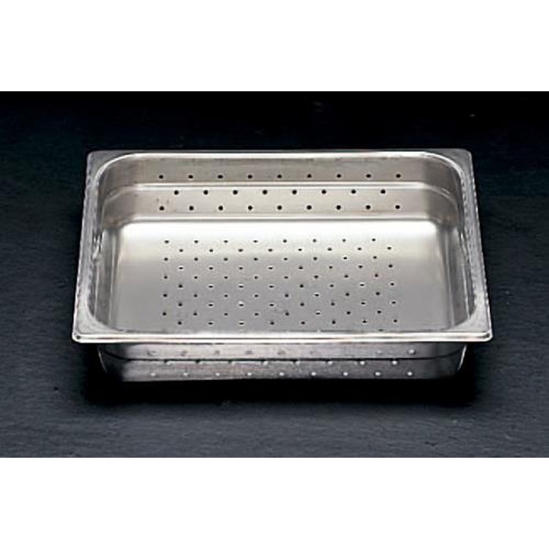 エスコ EA508S-142 325x265x100mm穴付トレー(ステンレス製) 1個(ご注文単位1個)【直送品】