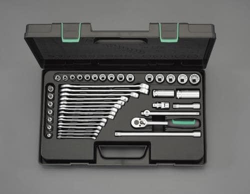 エスコ EA617CC-15 3/8DR ソケットレンチセット 1組 （ご注文単位1組）【直送品】