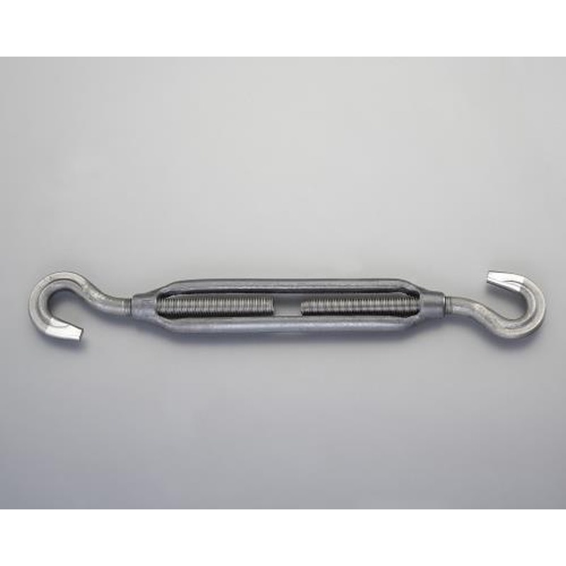 エスコ EA638KN-11 3/8”ターンバックル(スチール製/フック&フック) 1個(ご注文単位1個)【直送品】