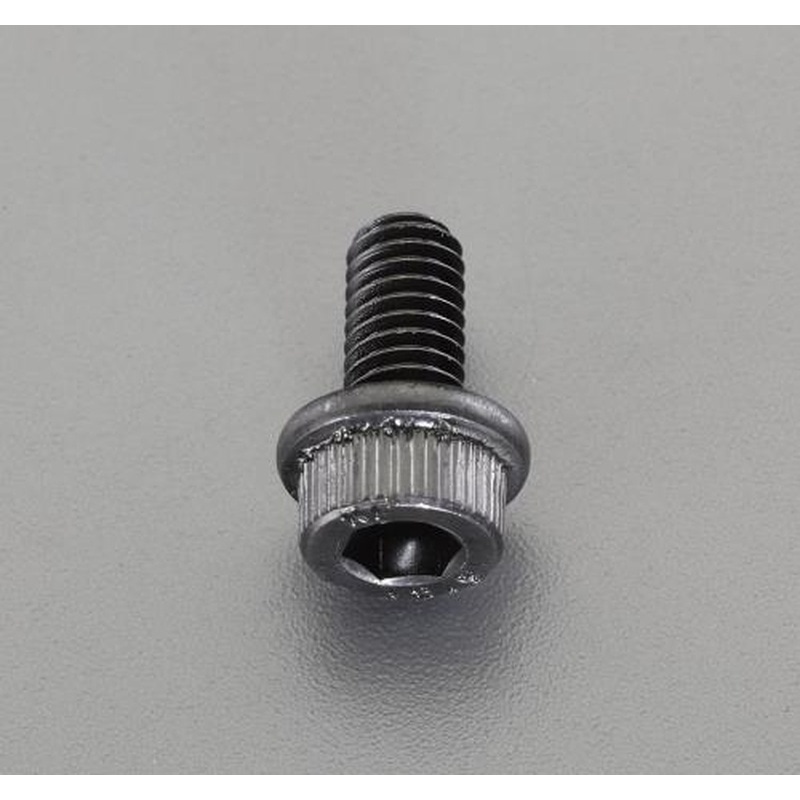 エスコ EA949ME-612 M6x12mmフランジソケットキャップボルト(鉄/12本) 1個（ご注文単位1個）【直送品】