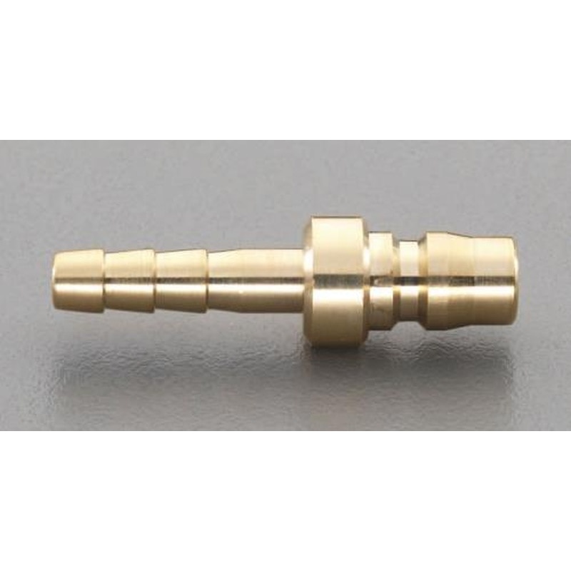 エスコ EA140AK-12 1・1/2”タケノコ型プラグ(中圧用/真鍮) 1個(ご注文単位1個)【直送品】