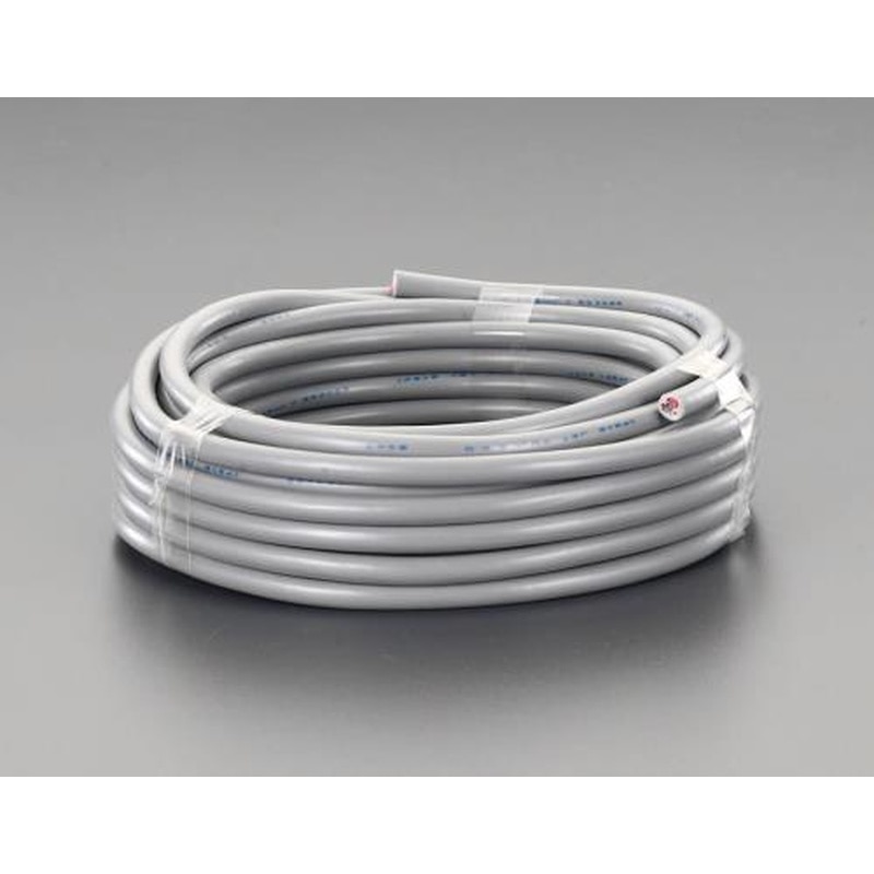 エスコ EA940AH-255 300V/7A/50mビニールキャブタイヤケーブル(3芯/黒) 1個(ご注文単位1個)【直送品】