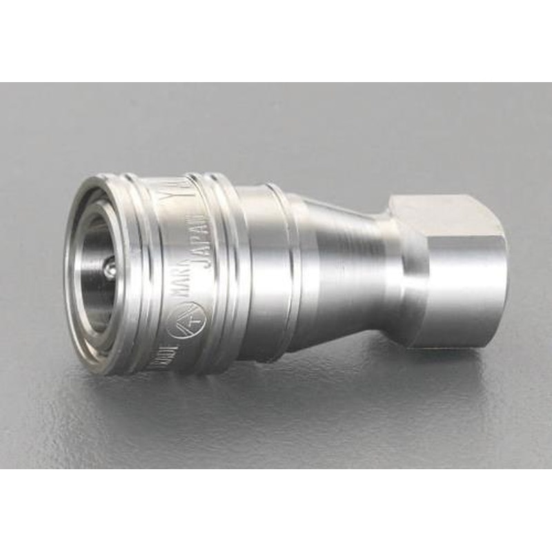 エスコ EA140BB-12 Rc1・1/2”雌ねじカップリング(ステンレス製) 1個（ご注文単位1個）【直送品】