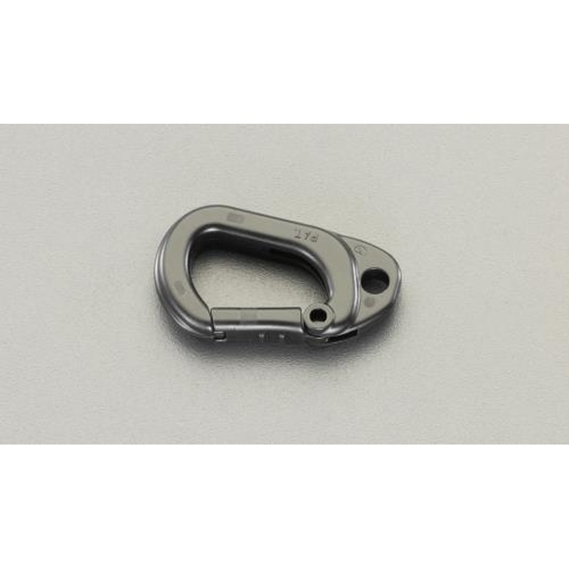 エスコ EA628RX-11 30mmカラビナフック(プラスチック製・5個) 1個(ご注文単位1個)【直送品】