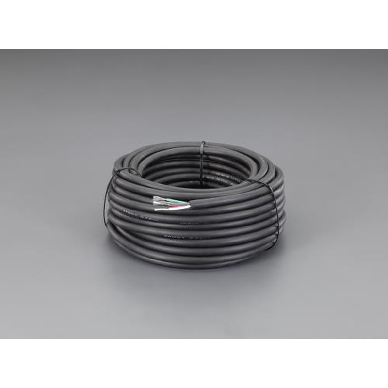 エスコ EA940AZ-5 0.75m㎡x50m/4芯［2種EPゴム]キャブタイヤケーブル 1個（ご注文単位1個）【直送品】