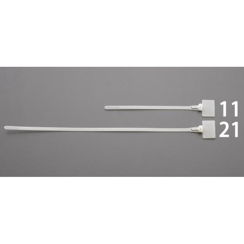エスコ EA475HB-21 215x3.6mm/13x19mmマーカーバンド(100本) 1個(ご注文単位1個)【直送品】