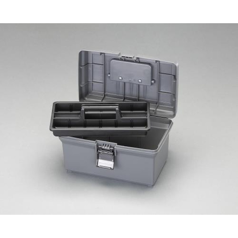 エスコ EA505LA-24 350x220x210mm工具箱(中皿付) 1個（ご注文単位1個）【直送品】