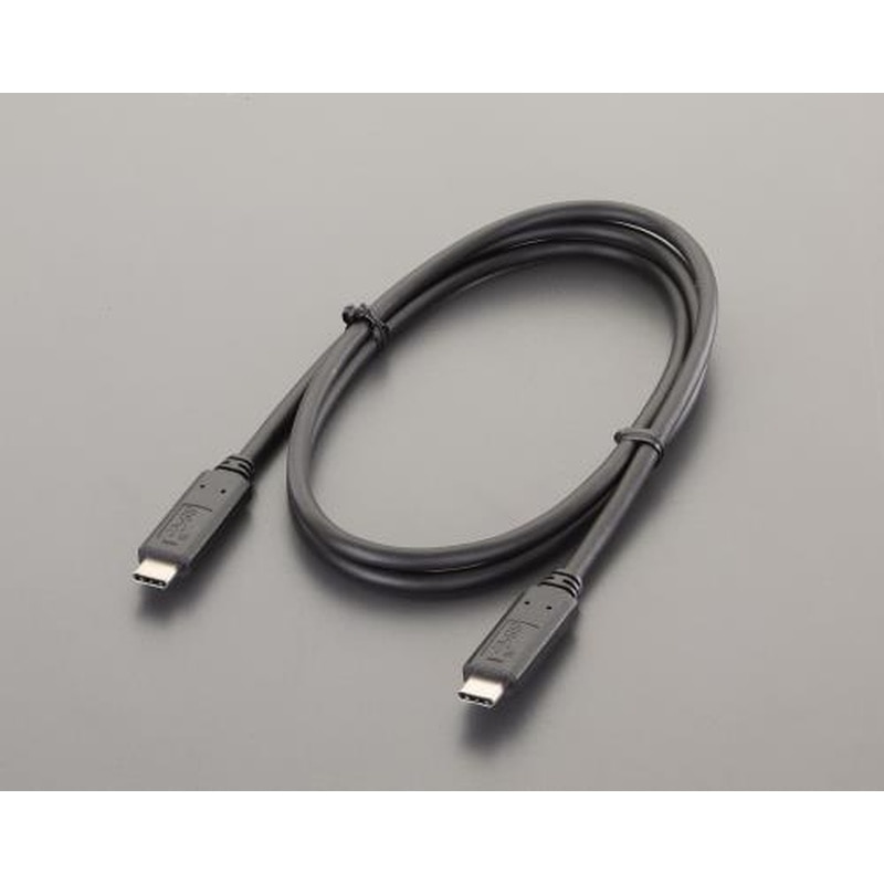 エスコ EA764AC-42 1.0mUSBケーブル(CCタイプ/5A) 1個(ご注文単位1個)【直送品】