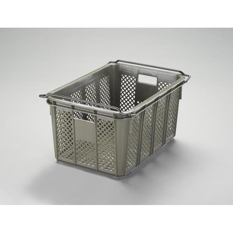 エスコ EA506AB-27D 824x574x418mm/144Lコンテナ(OD色) 1個(ご注文単位1個)【直送品】
