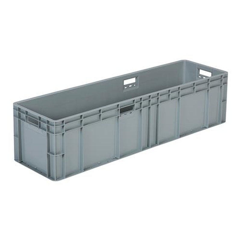 エスコ EA506AF-88 1173x335x288mm/91.4Lコンテナ(グレー) 1個(ご注文単位1個)【直送品】