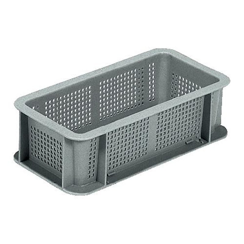 エスコ EA506AF-89 335x168x103mm/3.4Lコンテナ(グレー) 1個(ご注文単位1個)【直送品】
