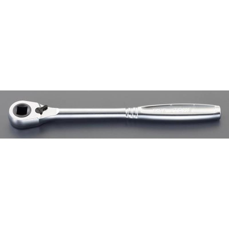 エスコ EA618JA-3A 3/8”DRx200mmラチェットハンドル 1個（ご注文単位1個）【直送品】