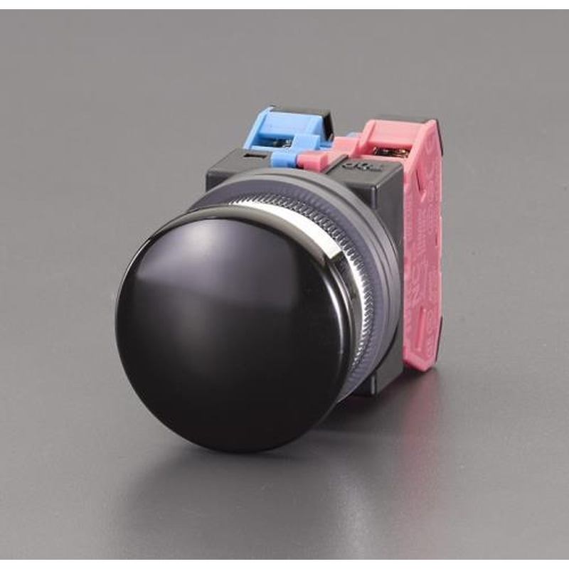 エスコ EA940D-31A 1a-1b/30mm押しボタンスイッチ(大型/黒) 1個(ご注文単位1個)【直送品】