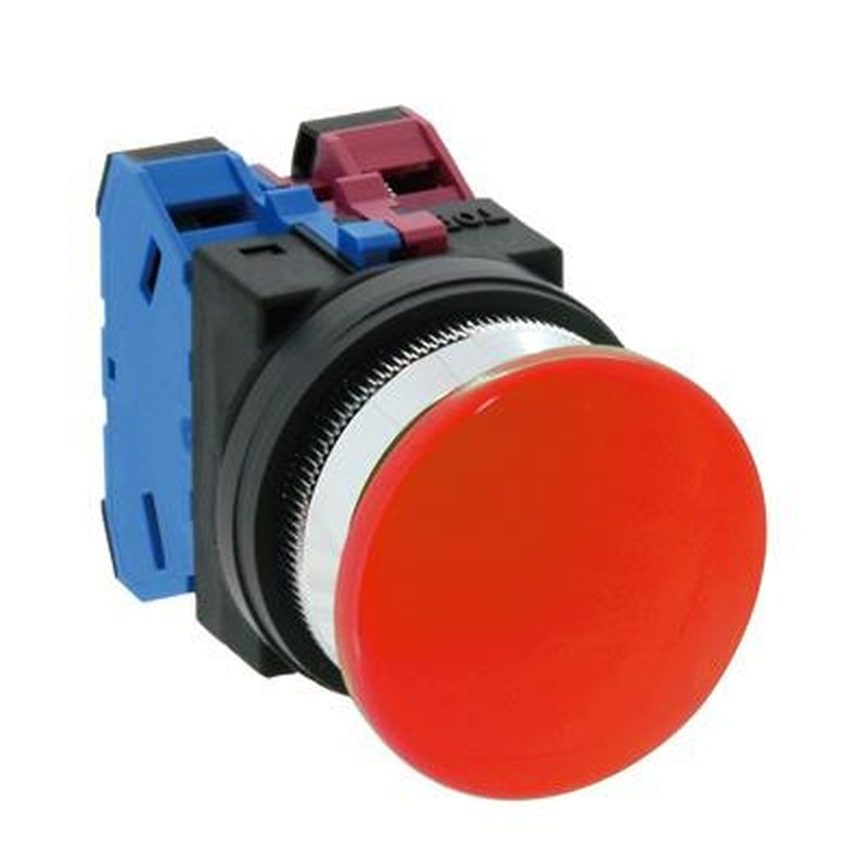 エスコ EA940D-33A 1a-1b/30mm押しボタンスイッチ(大型/赤) 1個(ご注文単位1個)【直送品】